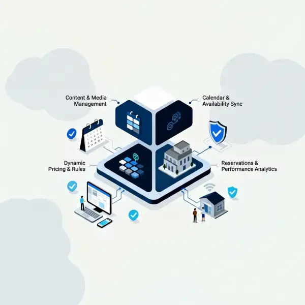 Property management system i booking engine
