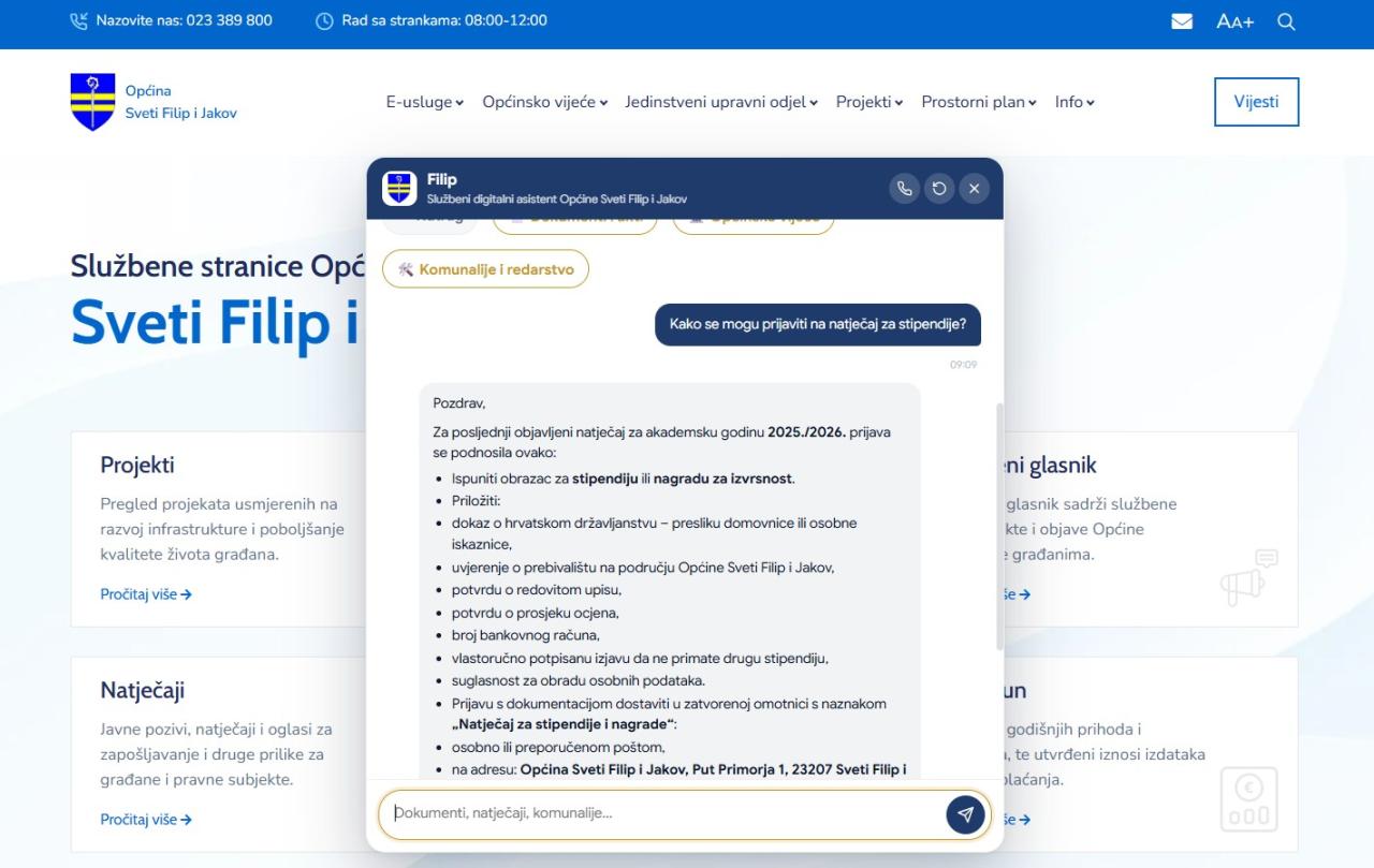 Kako izgleda digitalizacija komunikacije u praksi: primjer Općine Sveti Filip i Jakov